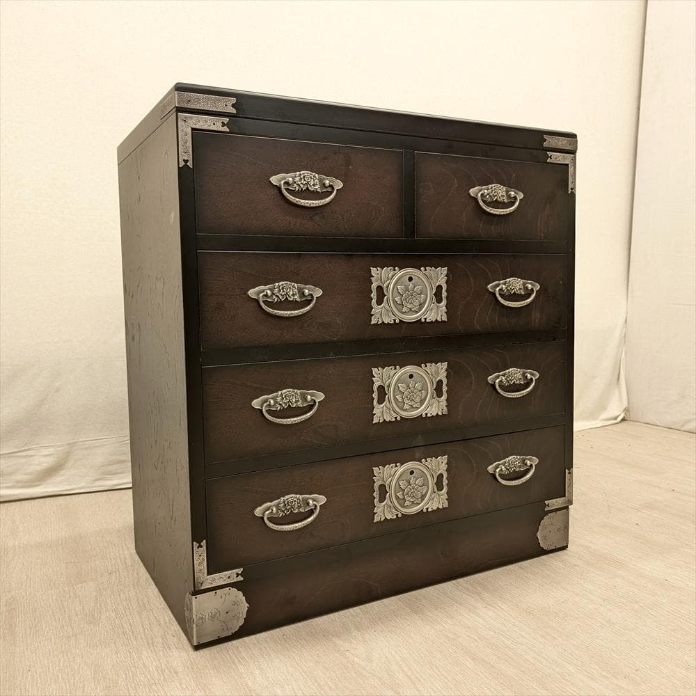 美品　三丸家具工芸　大川家具　欅 ケヤキ　整理箪笥　タンス　箪笥　チェスト