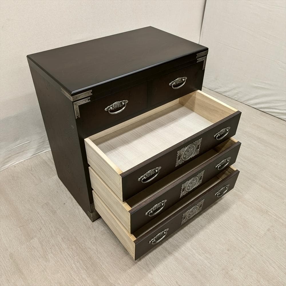 美品　三丸家具工芸　大川家具　欅 ケヤキ　整理箪笥　タンス　箪笥　チェスト