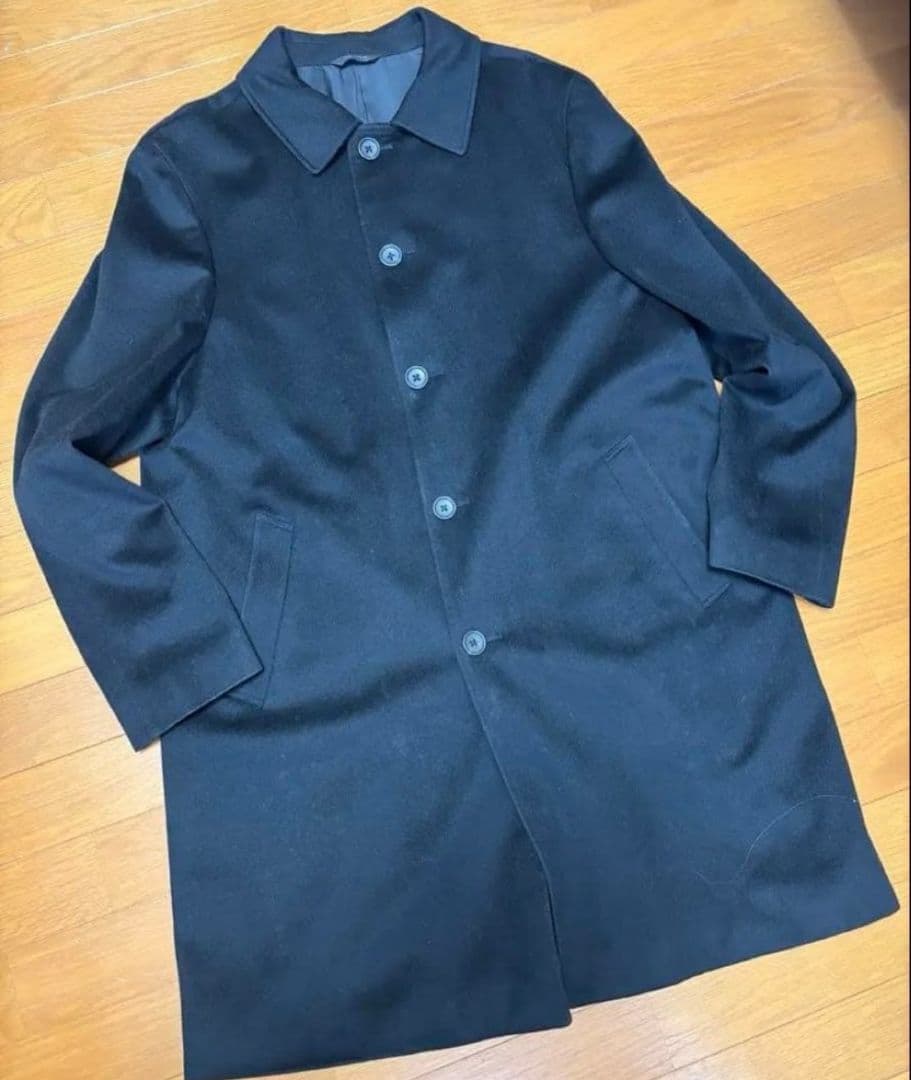 ロロピアーナ メンズ42L ビジネスブラック コート