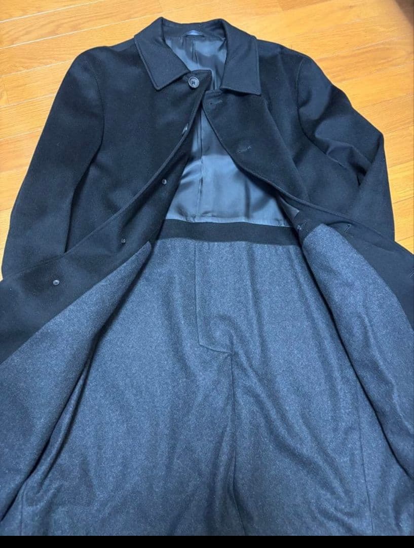 ロロピアーナ メンズ42L ビジネスブラック コート