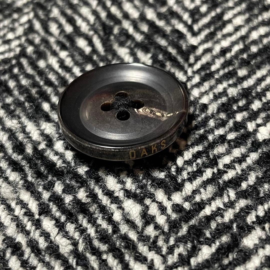 【美品】DAKS ダックス チェスターコート アルパカ ヘリンボーン L相当