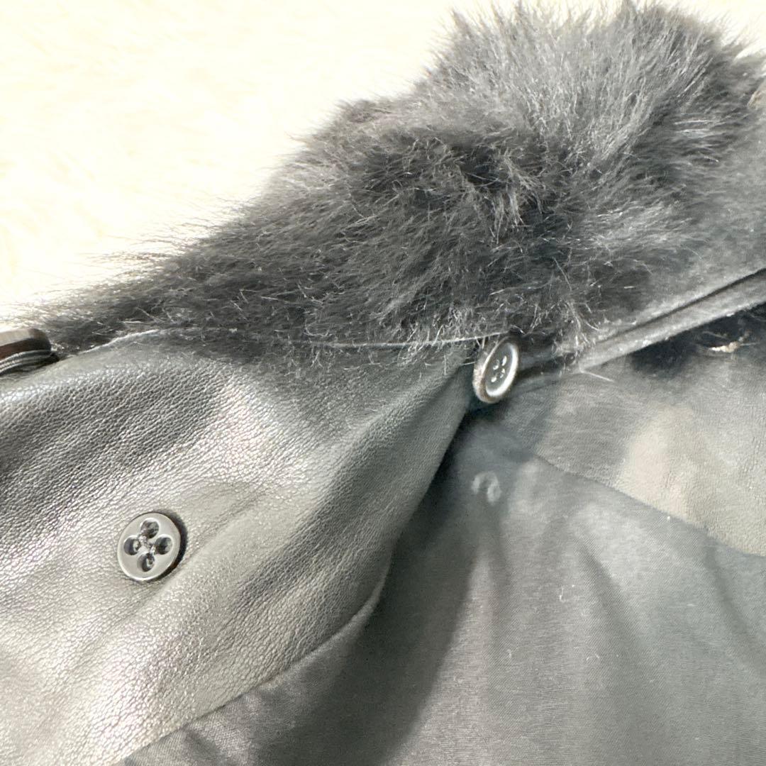 カールドノヒュー リトルニューヨーク レザートレンチコート 羊革 ベルト XS