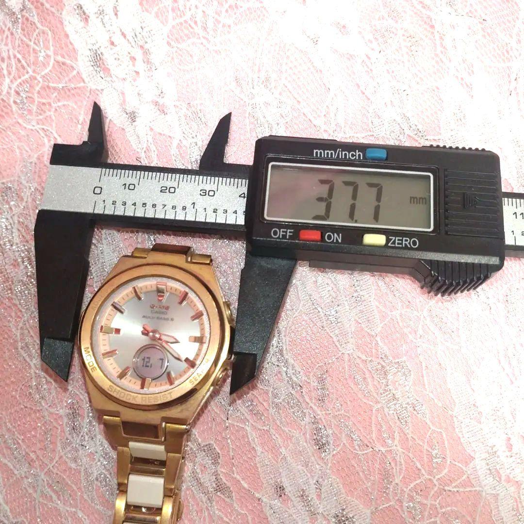 ✨稼働美品CASIO✨G-MS 電波ソーラーレディース腕時計MSG-W200CG