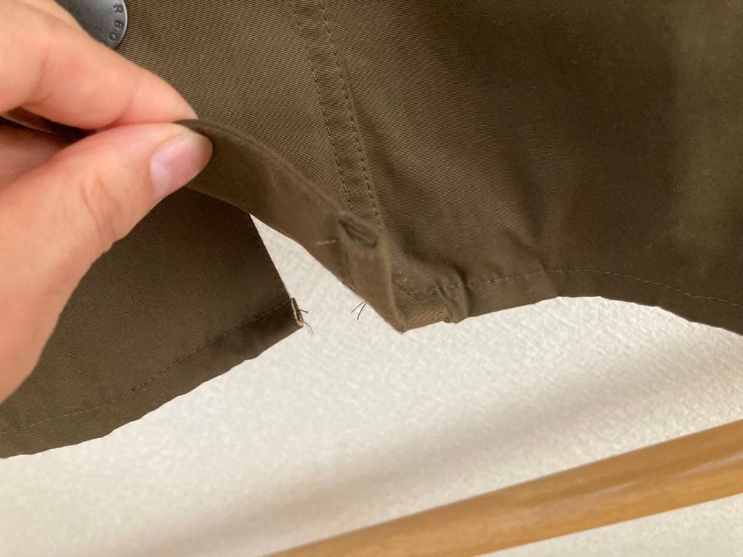 バブアー　オーバーサイズコート　38 セージ