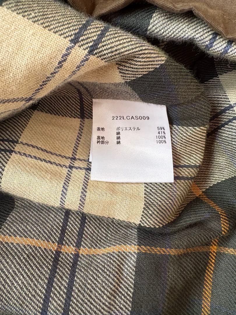 バブアー　オーバーサイズコート　38 セージ