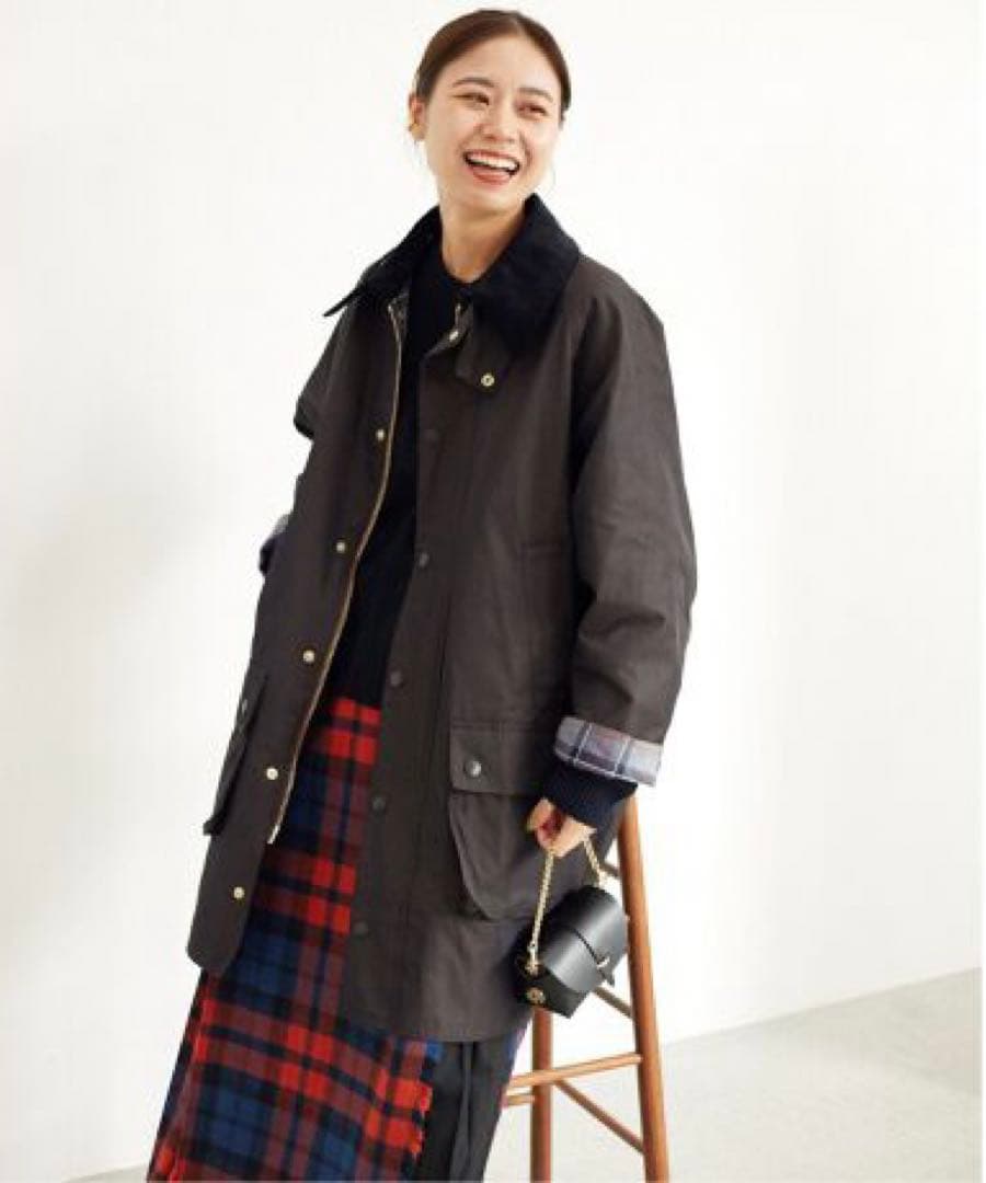 バブアー　オーバーサイズコート　38 セージ