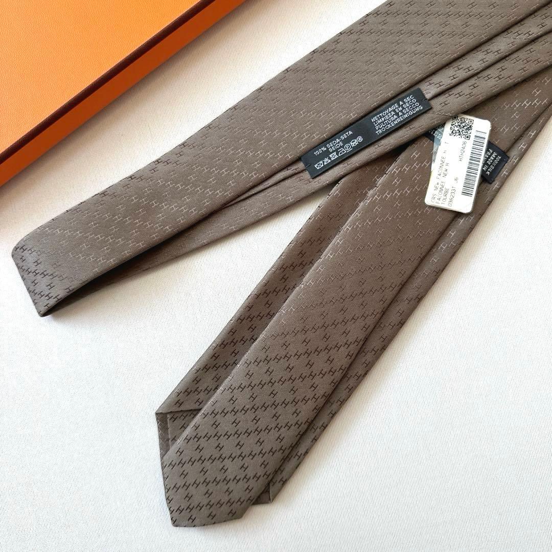 yuzukozu♡出品エルメス ネクタイ 《ニューH》 新品 未使用