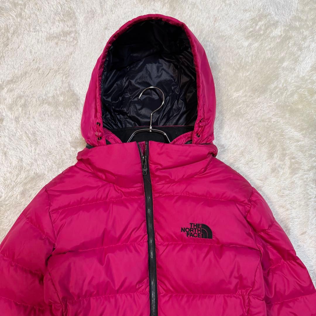 【人気】ノースフェイス 海外限定 ダウンジャケット ピンク レディース Lサイズ