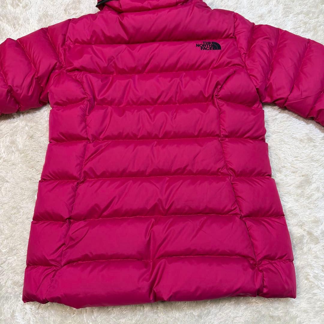 【人気】ノースフェイス 海外限定 ダウンジャケット ピンク レディース Lサイズ