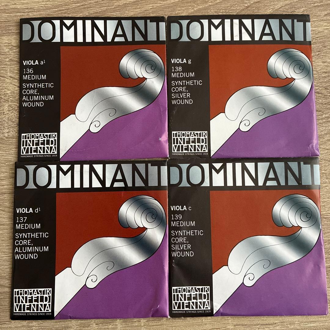【新品】Dominant Viola弦セット 4本