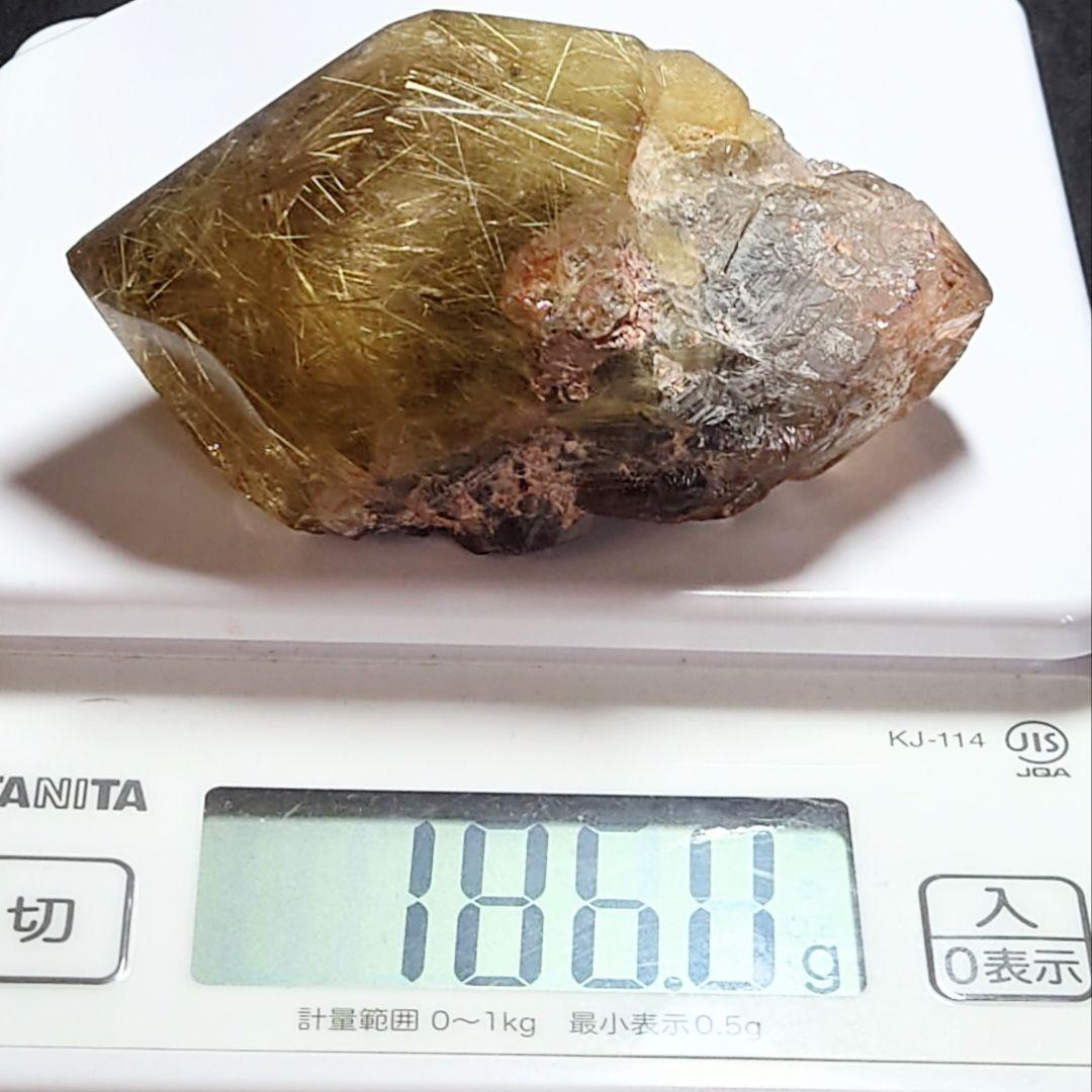 ★クリアゴールデンルチル 大型ポイント 186g(SA+)