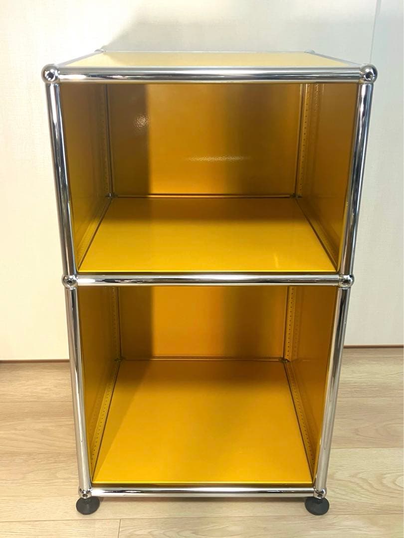 USM Haller/USM ハラー サイドテーブル 2段キャビネット/イエロー