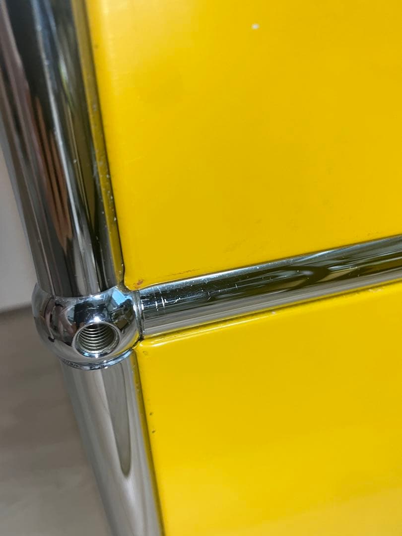 USM Haller/USM ハラー サイドテーブル 2段キャビネット/イエロー