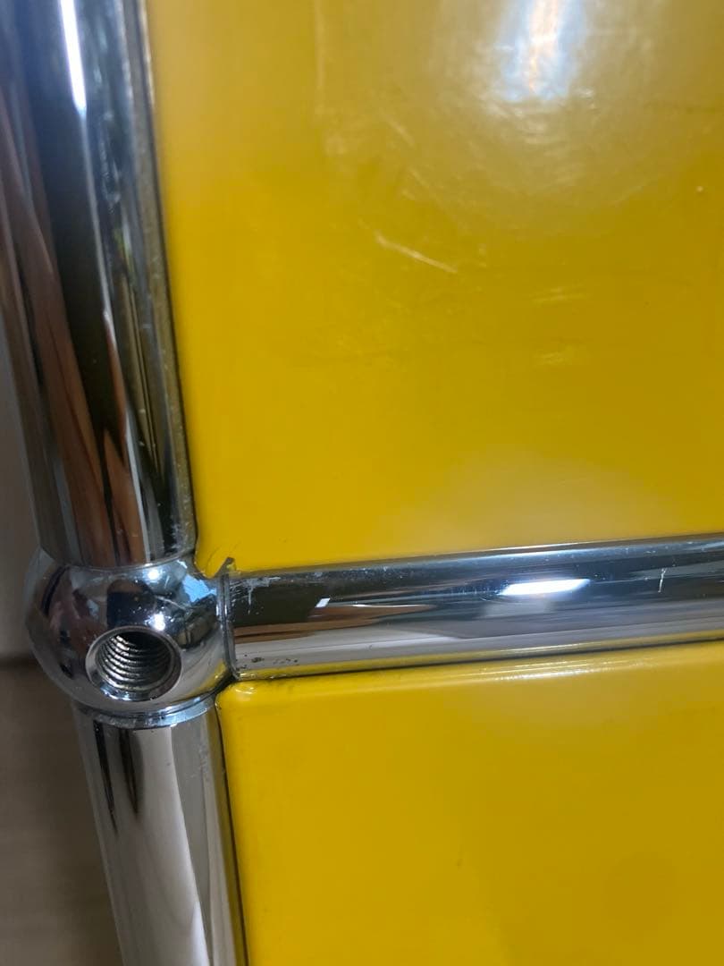 USM Haller/USM ハラー サイドテーブル 2段キャビネット/イエロー