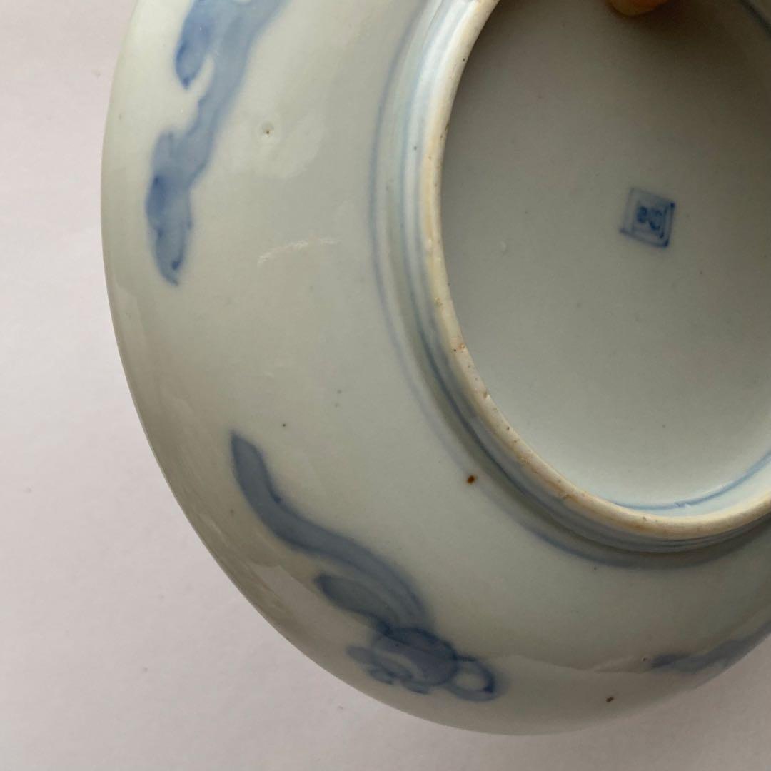 赤絵蝶赤絵皿　器　庫山窯、九谷焼や犬山焼、柿右衛門、大聖寺伊万里や古伊万里好き