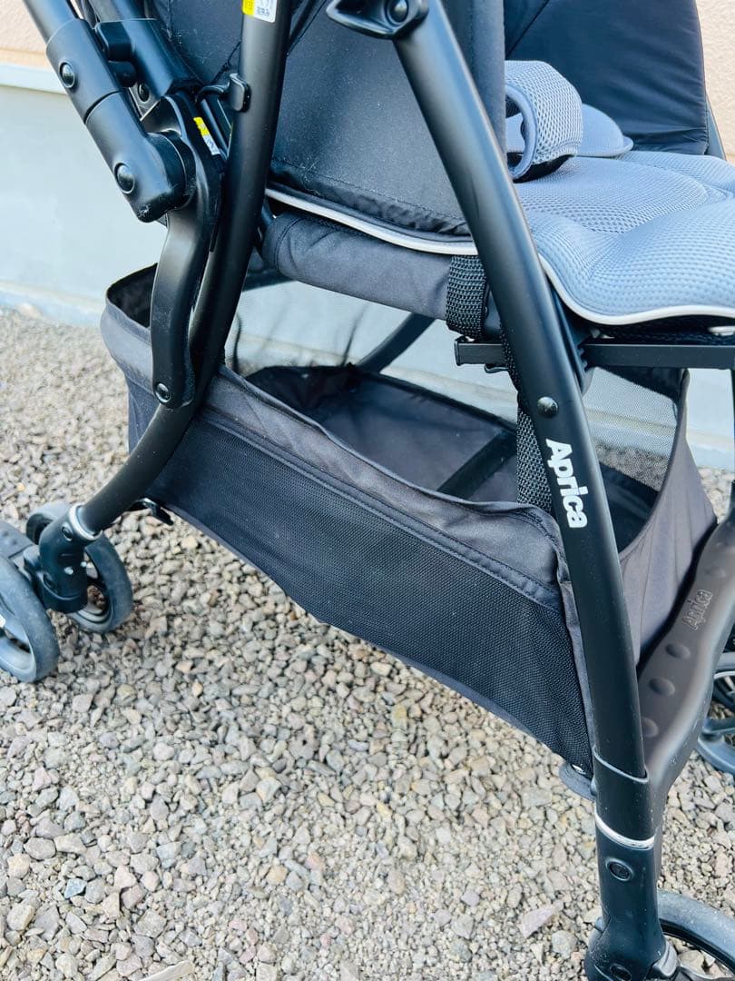 Aprica ベビーカー　ラクーナクッション　グレー