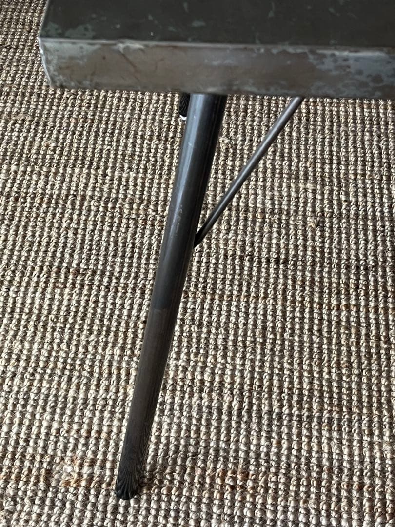 ダイニングテーブルorデスク　ジンク天板　幅135cm ※イスは付属しません