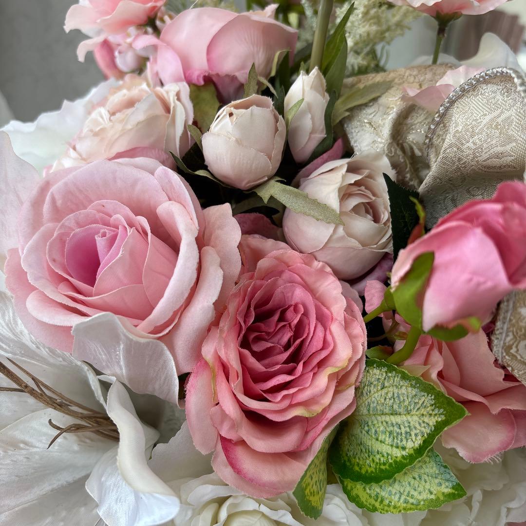 ロココ調 造花アレンジメント 特大サイズ ダブルフェイス