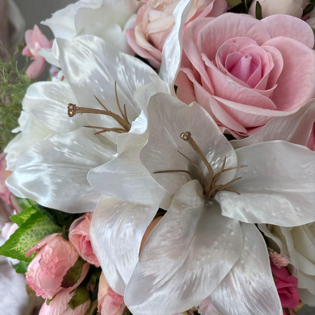 ロココ調 造花アレンジメント 特大サイズ ダブルフェイス