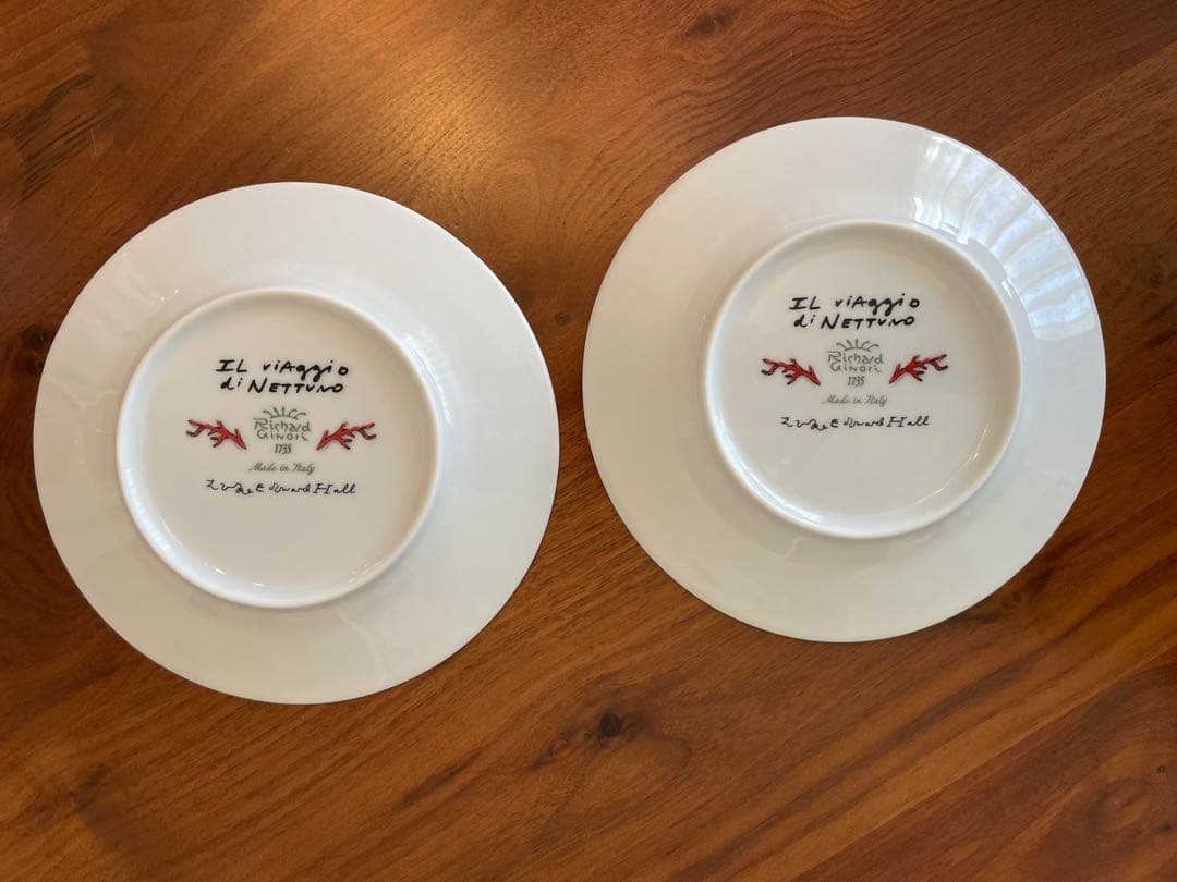 ジノリ1735 Il Viaggio di Nettuno 2枚セット②