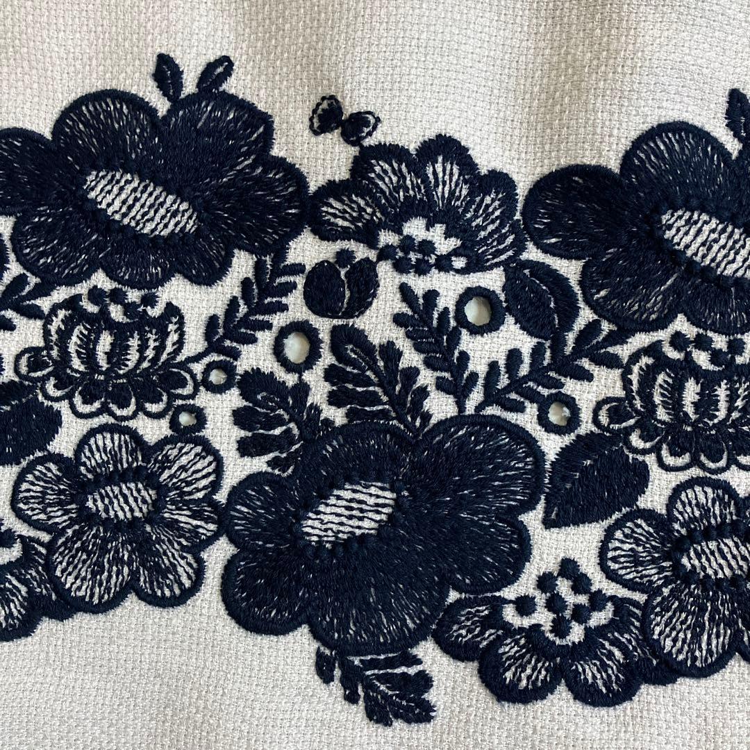 ミナペルホネン smile flower リネン コットン スカート