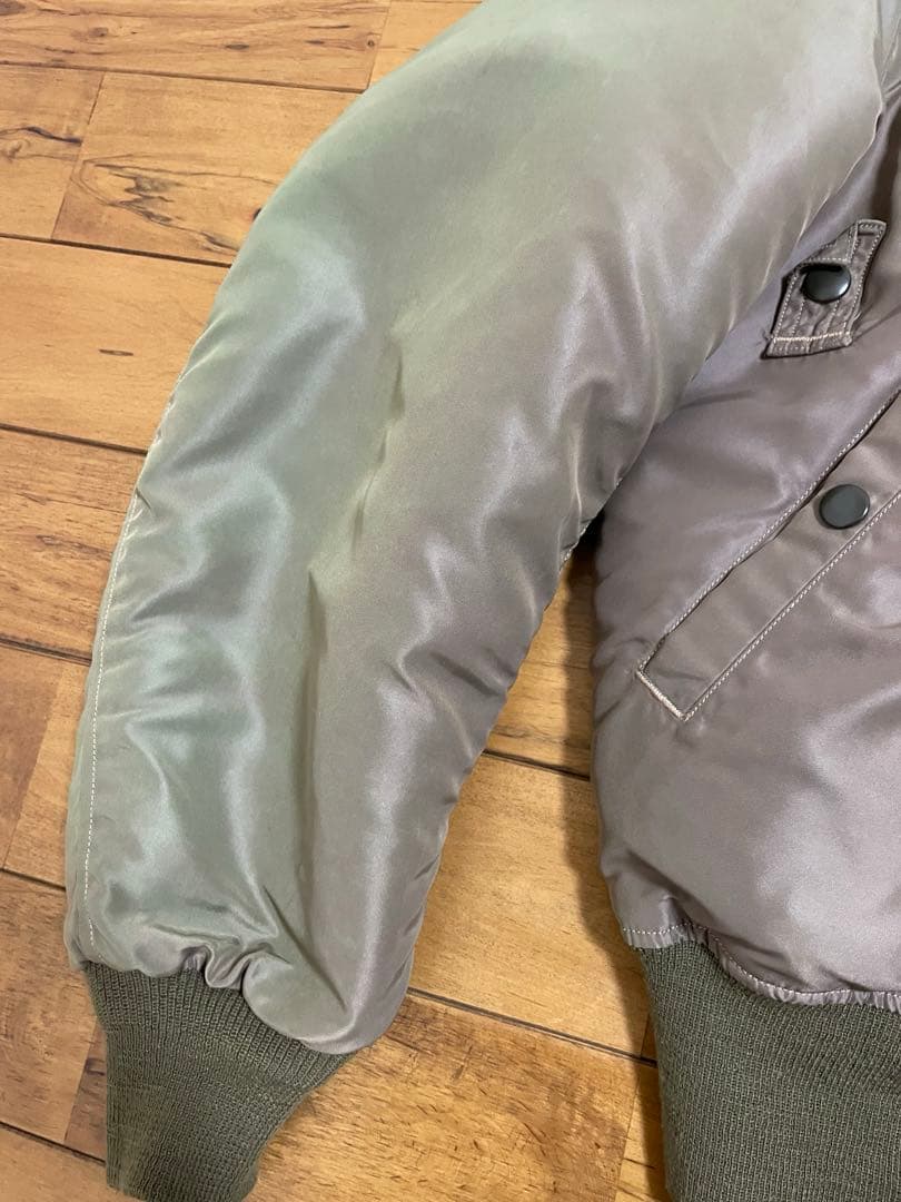 リ*ル様 バズリクソンズ　フライトジャケット　B-15B 襟ボア　36