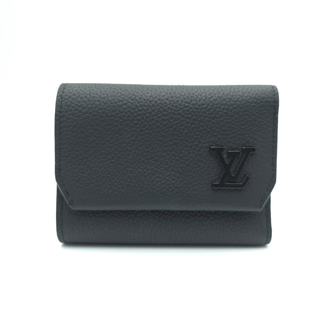 未使用級 ルイヴィトン アエログラム ポルトフォイユ パイロット 三つ折り財布