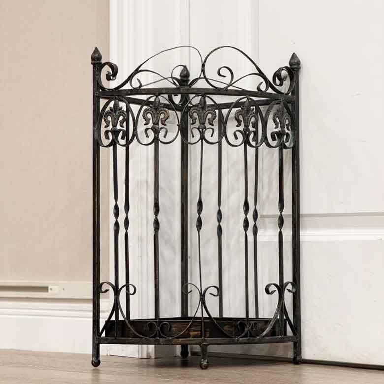 傘立て アンブレラスタンド コーナー アイアン アンティーク ヴィンテージ