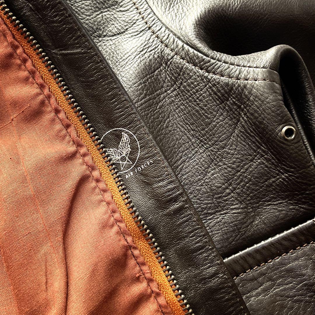 YMCLKY TYPE A-2 フライトジャケット　ホースハイド　ダークブラウン