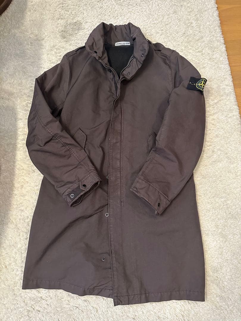 ストーンアイランド ブラウン ミリタリージャケットビンテージ