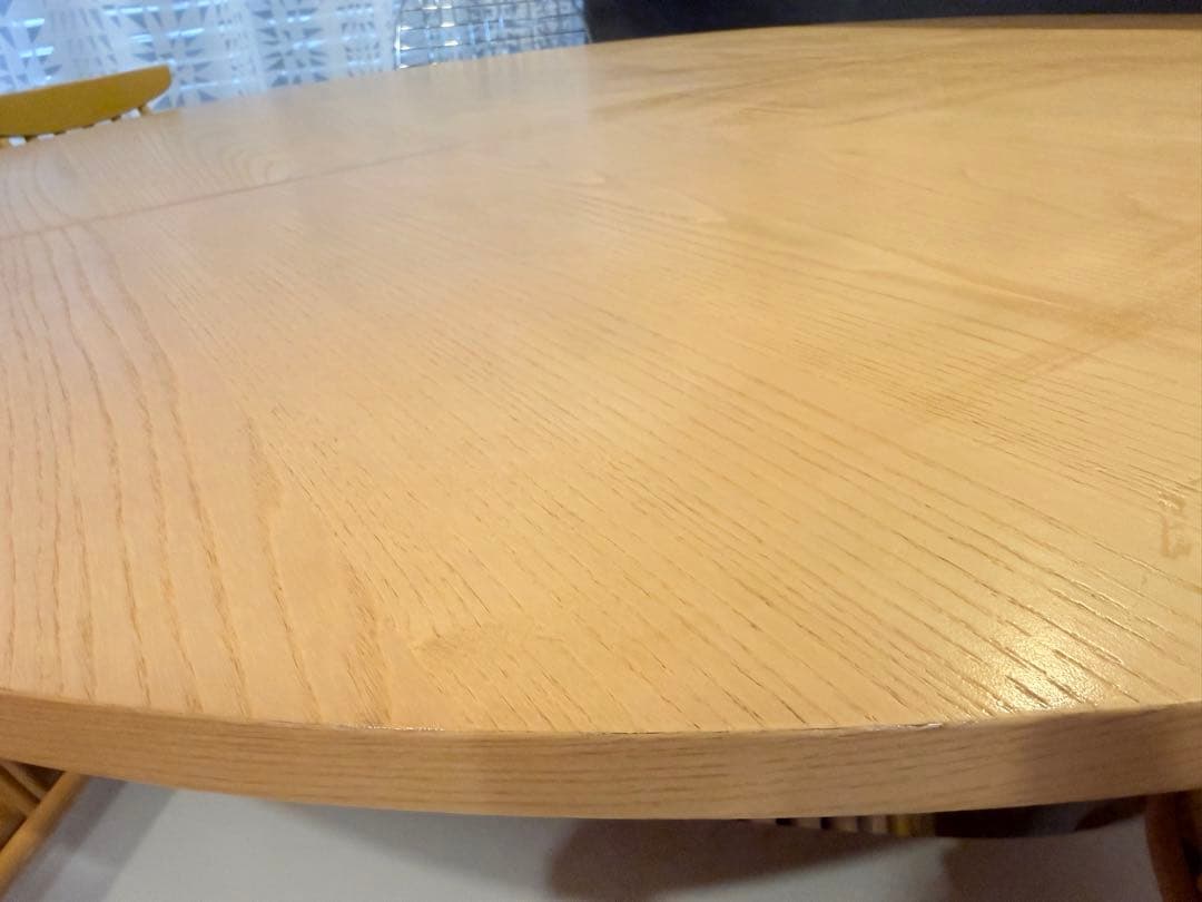 伸長式ラウンドテーブル 円形 ダイニングテーブル 拡張 木製 ジャパンディ 丸型