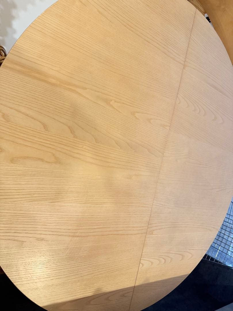 伸長式ラウンドテーブル 円形 ダイニングテーブル 拡張 木製 ジャパンディ 丸型