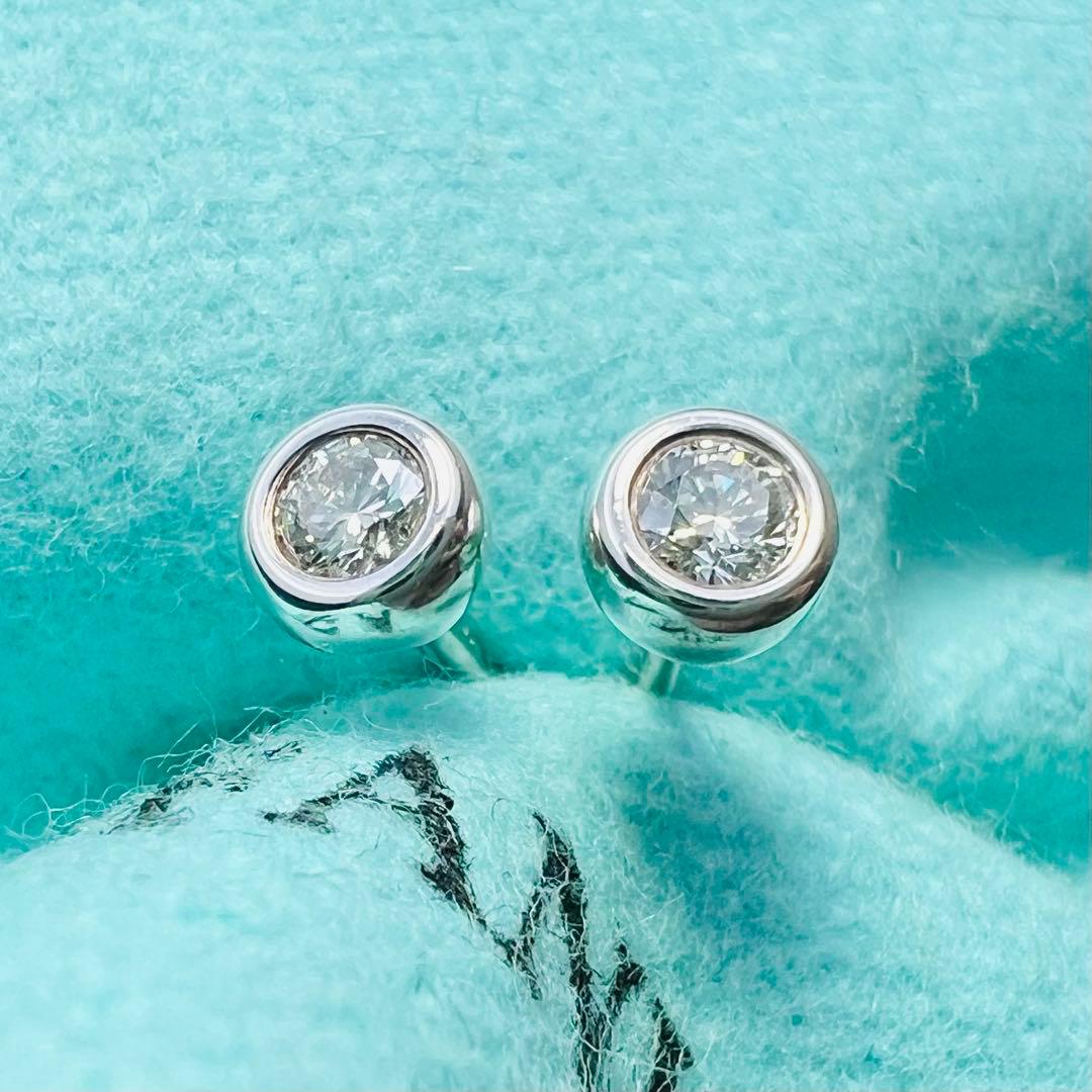 ティファニー　ダイヤモンドバイザヤードピアス　両耳用