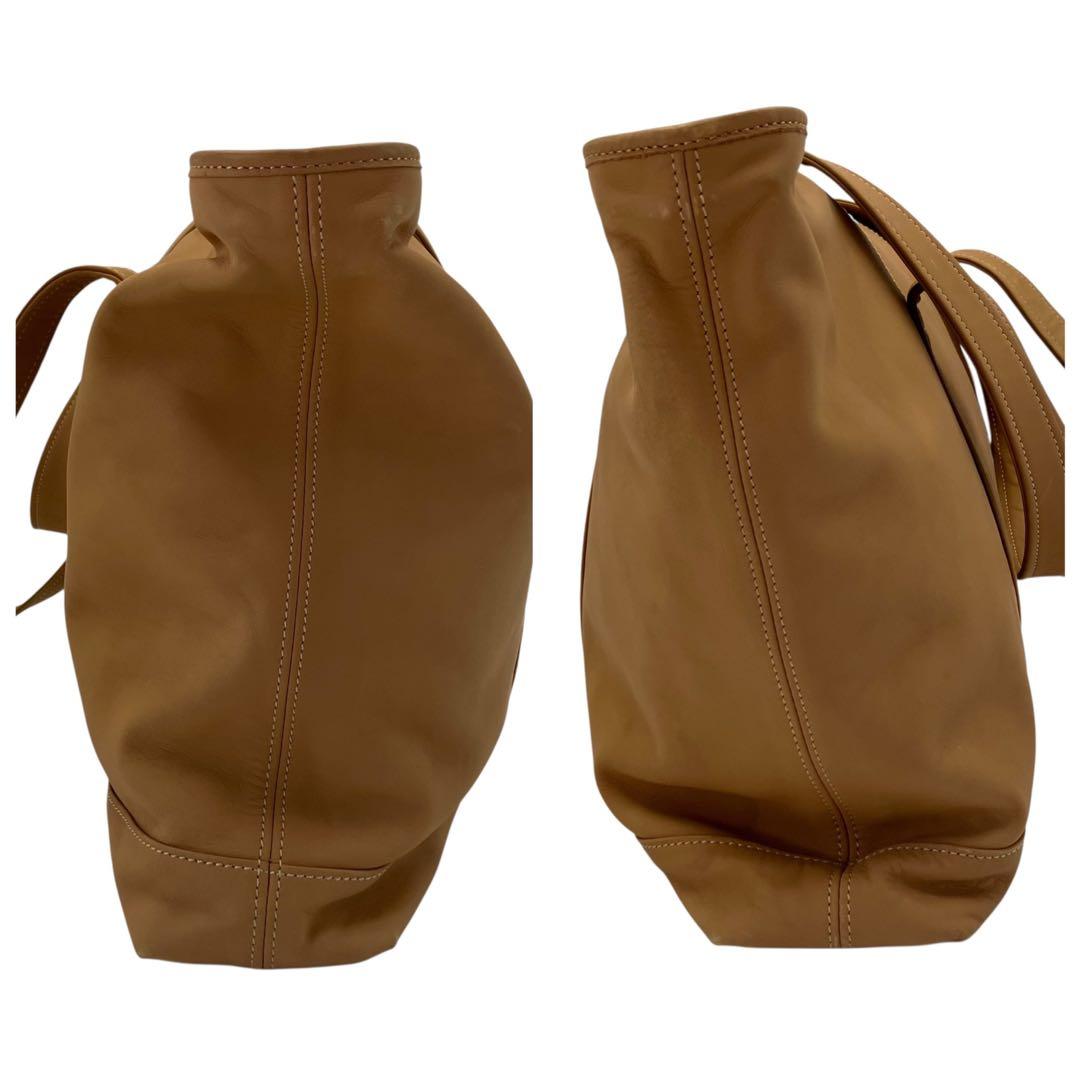 【上質】オールドコーチ レザートート キャメル A4収納可・軽量 ビジネス 肩掛