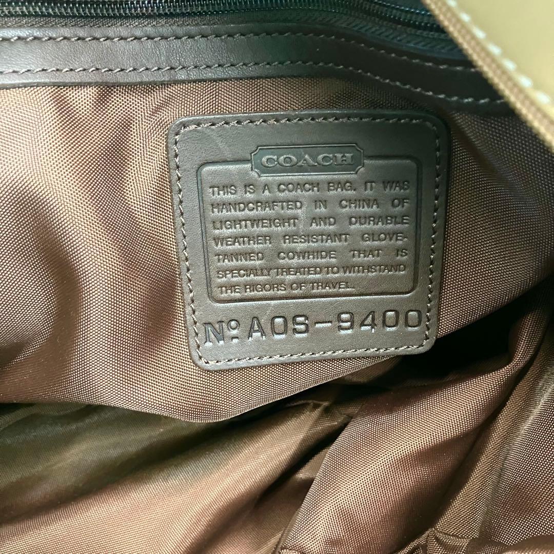 【上質】オールドコーチ レザートート キャメル A4収納可・軽量 ビジネス 肩掛