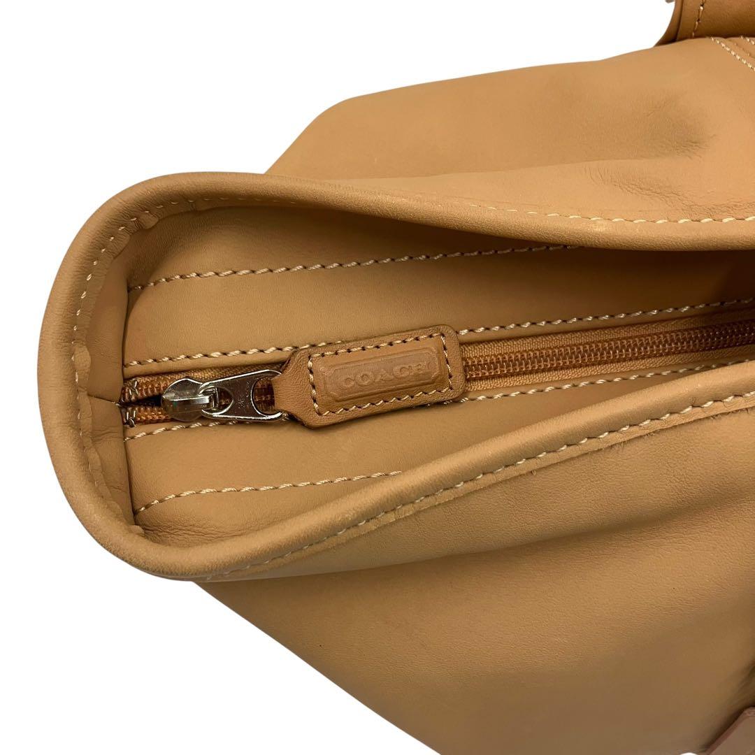 【上質】オールドコーチ レザートート キャメル A4収納可・軽量 ビジネス 肩掛
