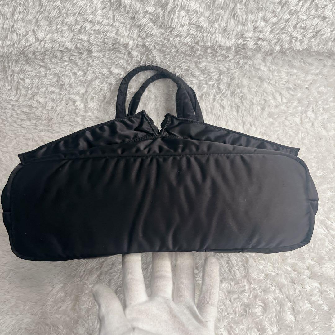 良品 ポーター タンカー ブラック トートバッグ A4 通勤 大容量 黒 肩がけ