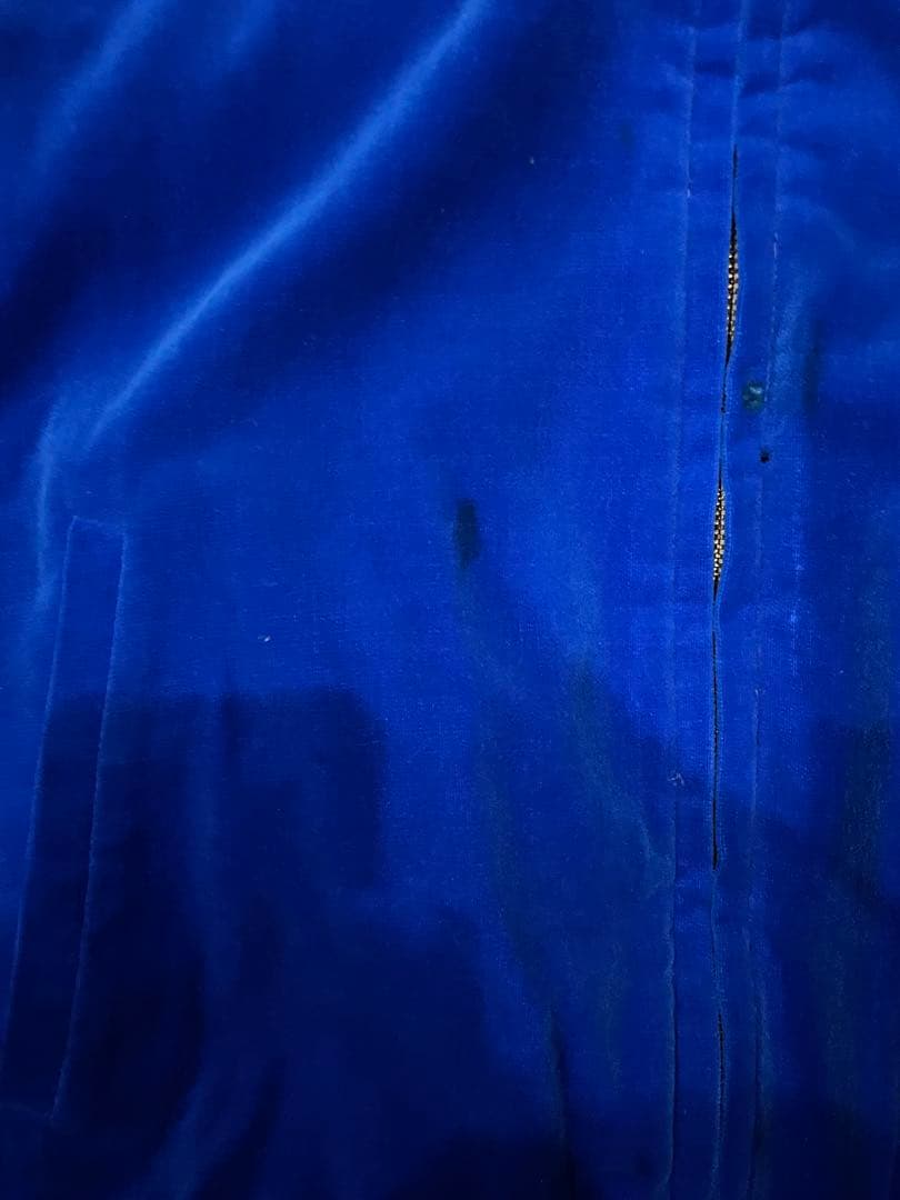 EVISU evisu スカジャン青　スーベニアジャケット　40 希少なデザイン