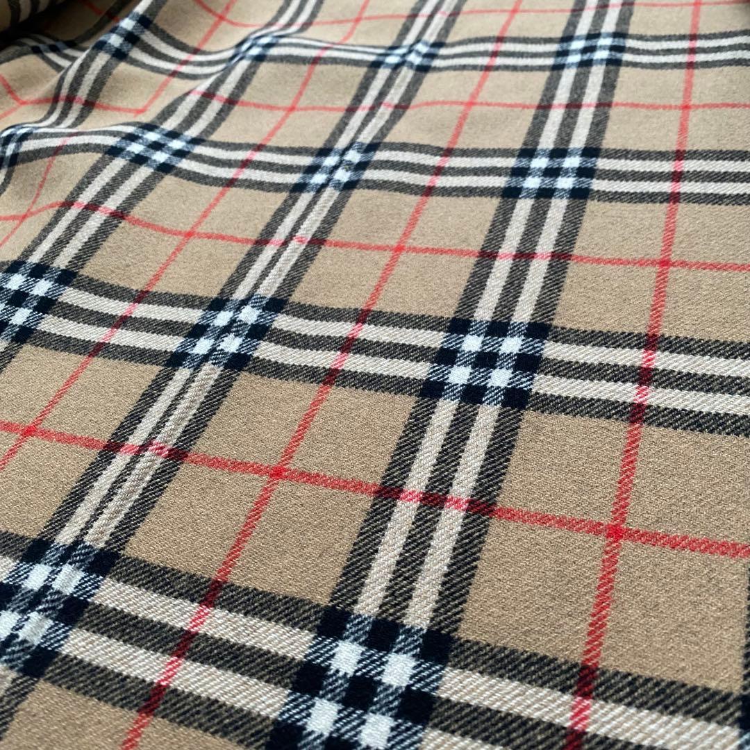 【美品】 バーバリーズ カシミヤ ダブルフェイス ノバチェック コート 黒