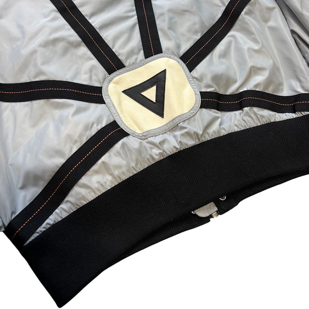 DIESEL ギミック レザーパッチ ボンバージャケット