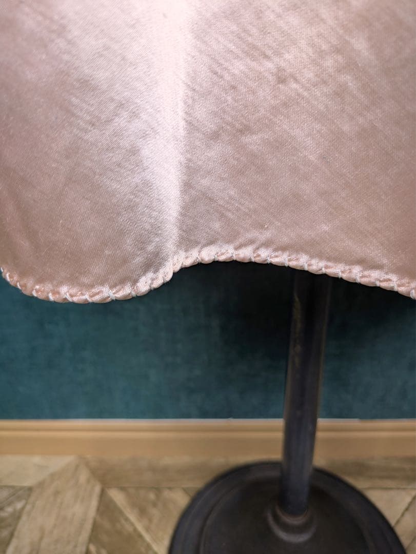 1940s Pink satin slip フランスヴィンテージ