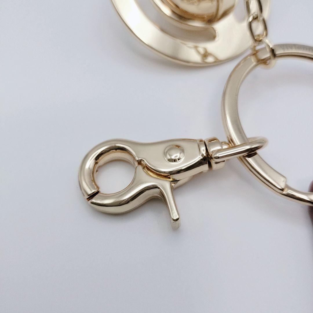 【美品】ヴィヴィアンウエストウッド　オーヴ　キーリング　レザー　チャーム