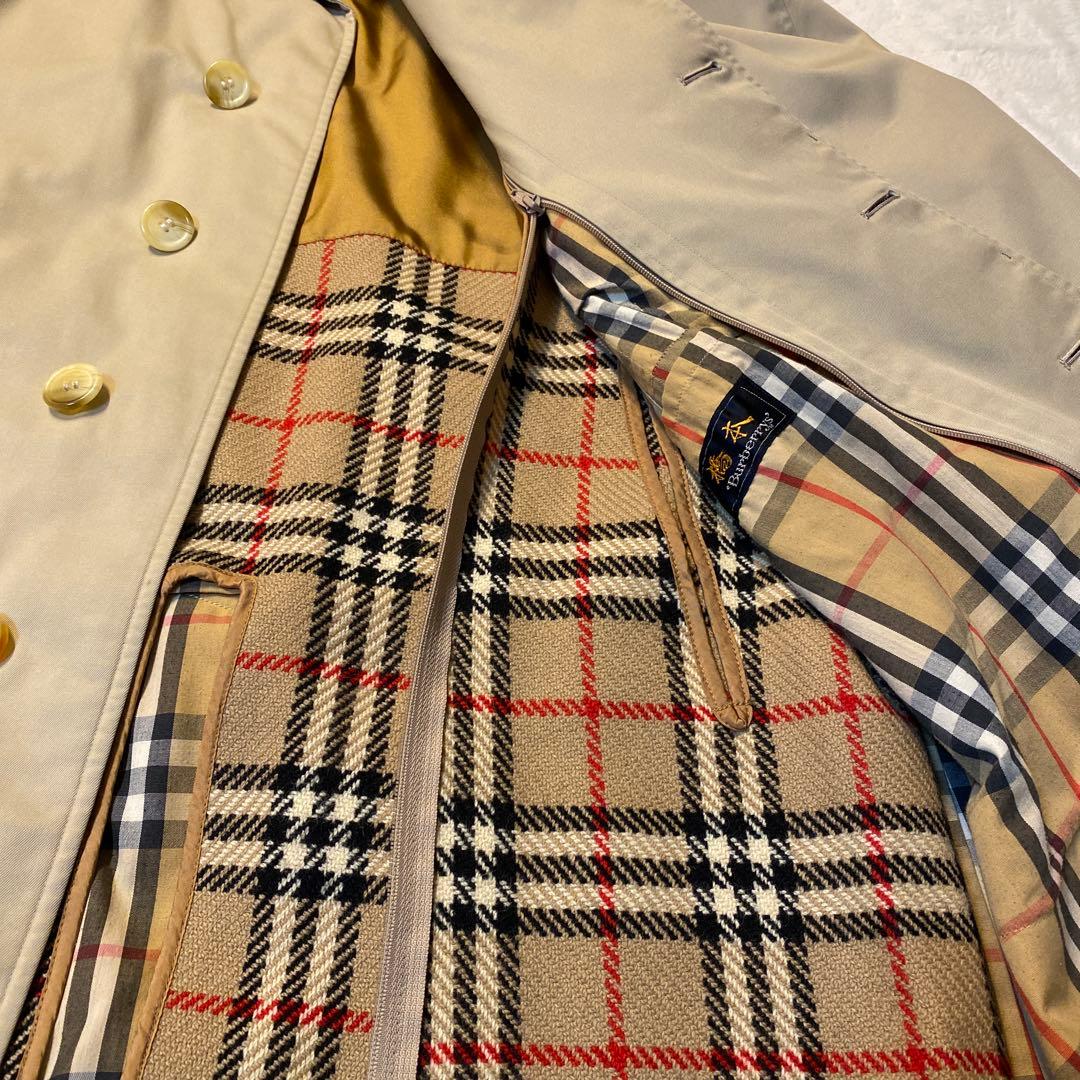 BURBERRY vintage ノバチェックステンカラーコート　ライナー付き