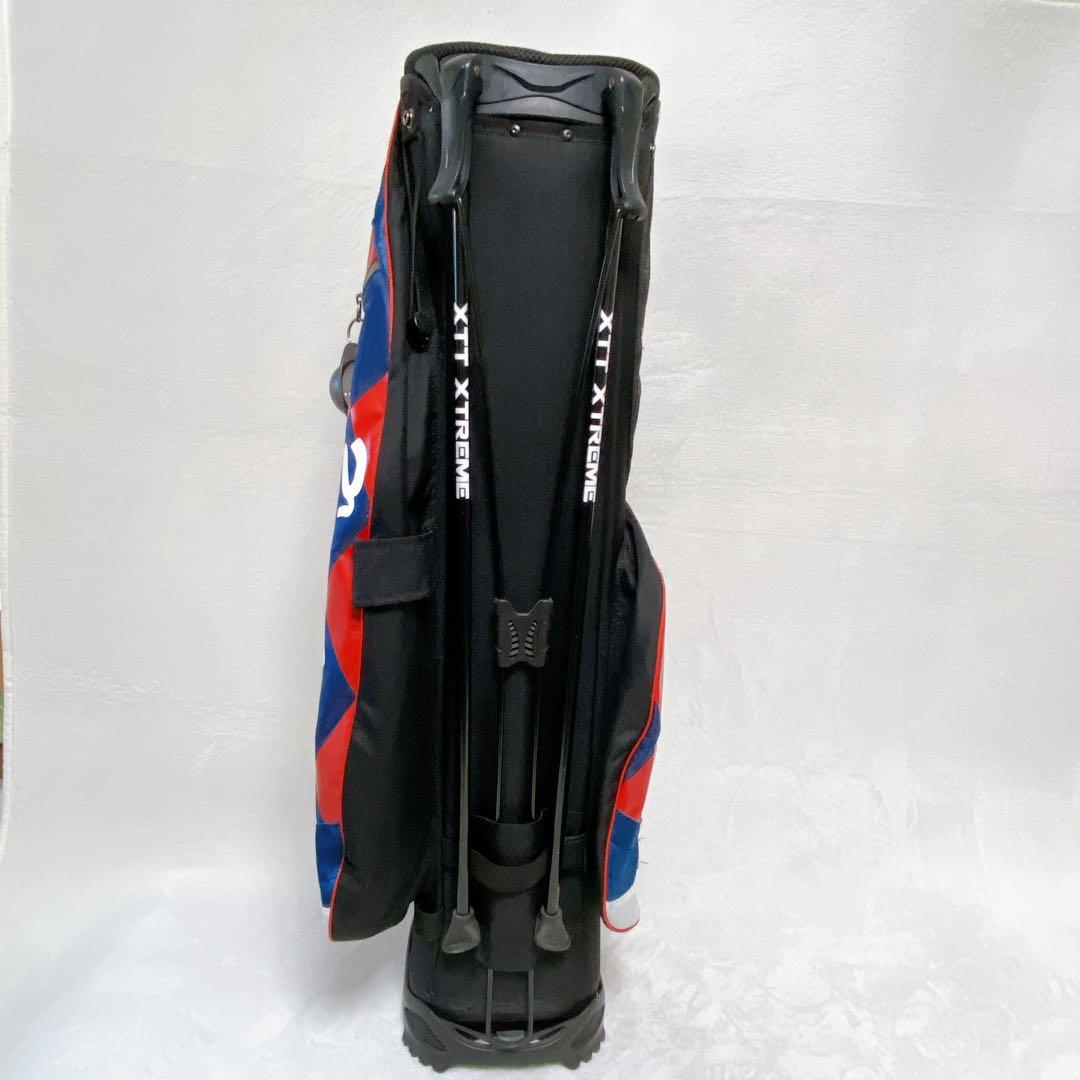 キャロウェイ　スタンド付キャディバッグ　ネイビー　レッド　白　9型　軽量　7分割