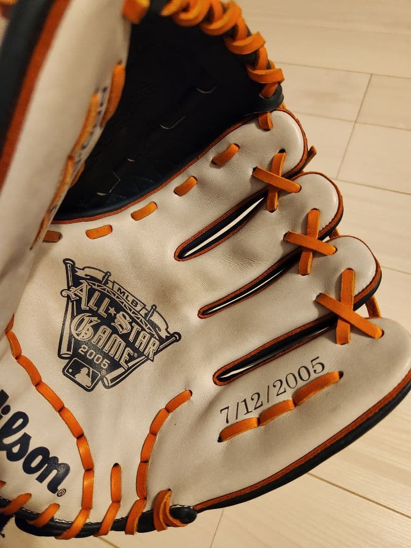 ほぼ新品　希少レア　Wilson A2000 硬式グローブ ネイビー/オレンジ