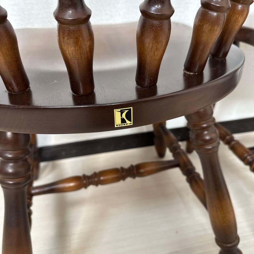 飛騨産業 キツツキマーク ダイニングチェア ウィンザーチェア 2脚セットi4※