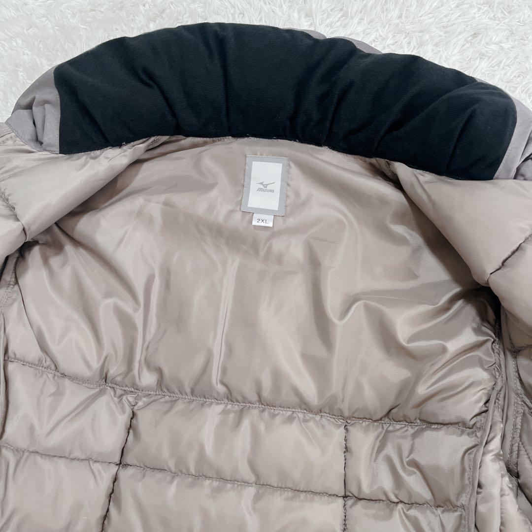 ほぼ未使用✨MIZUNO 洗えてあったか ブレスサーモロングコート グレー