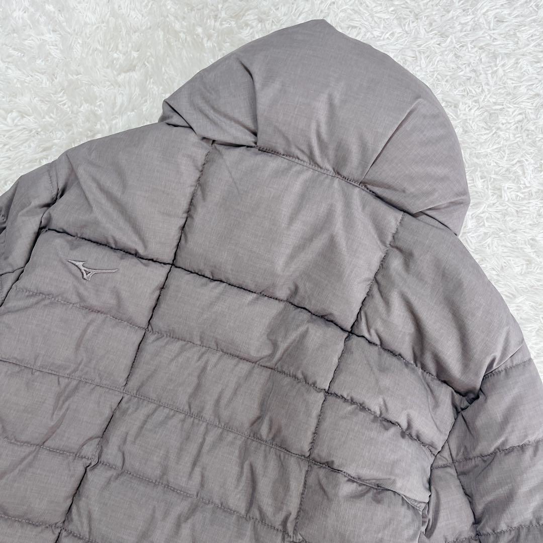 ほぼ未使用✨MIZUNO 洗えてあったか ブレスサーモロングコート グレー