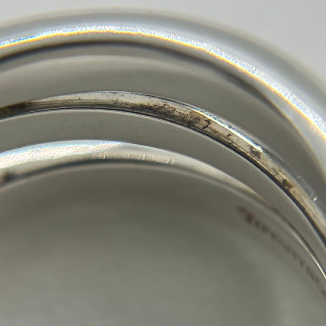 ティファニー TIFFANY ダイアゴナルリング 15号 SV925