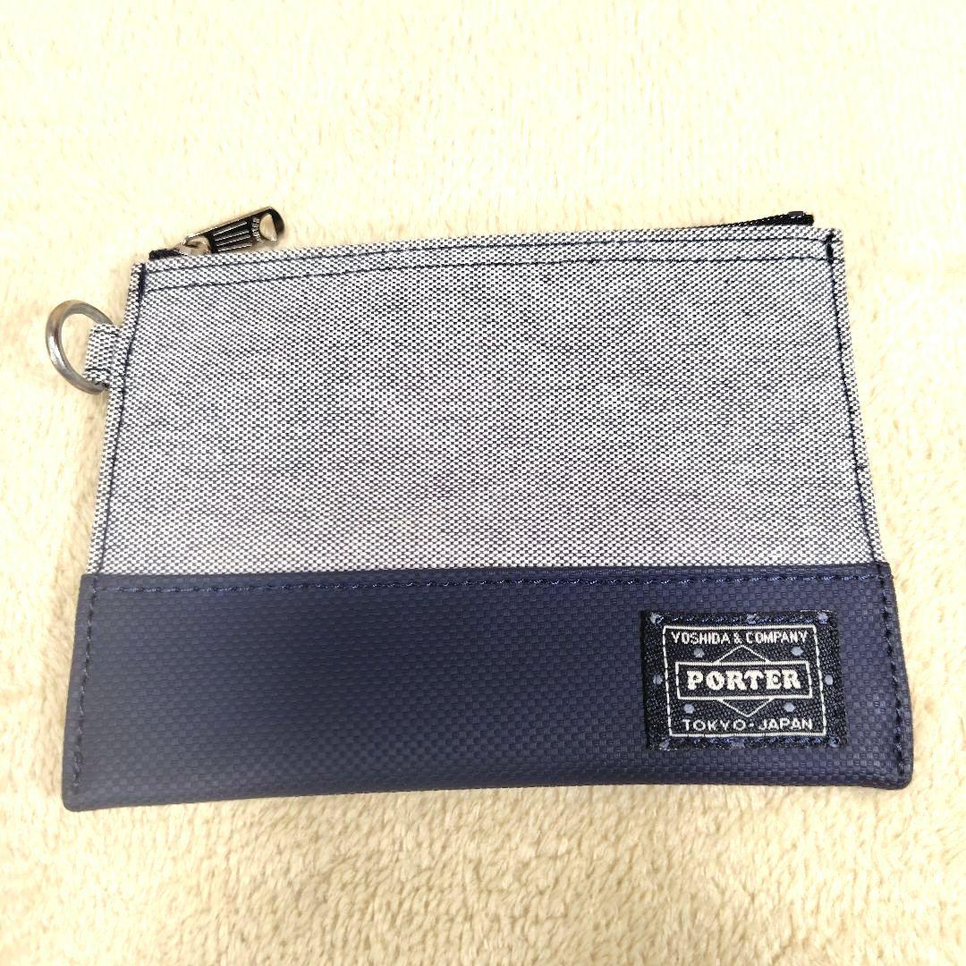 未使用級 PORTER ガール ボーイフレンドトート ポーチ ネイビー ポーター